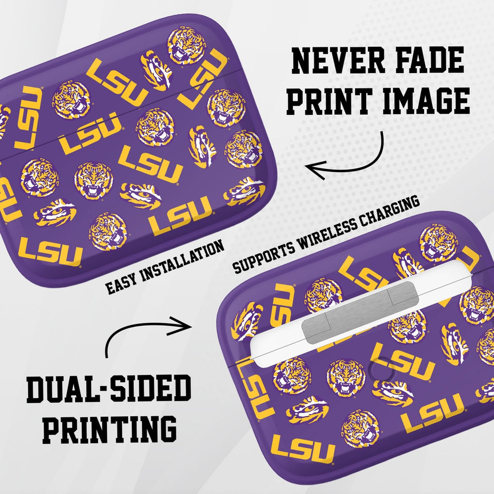 LSU Tigers HDX AirPods Pro 1 & 2 Case Cover - Wear with style