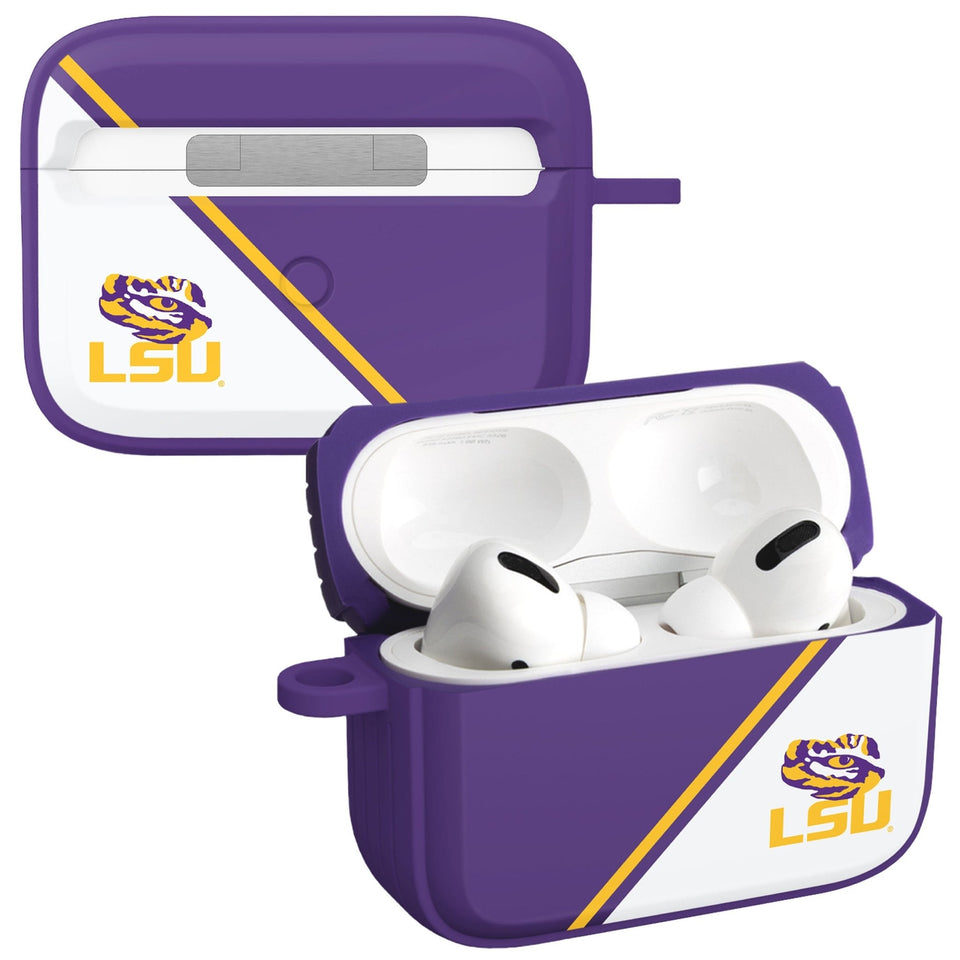 LSU Tigers HDX Champion Series Apple AirPods Pro 1 & 2 Case Cover - Wear with style