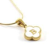 Lucky Clover Stainless Steel Pendant Necklace - Wear with style