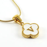 Lucky Clover Stainless Steel Pendant Necklace - Wear with style