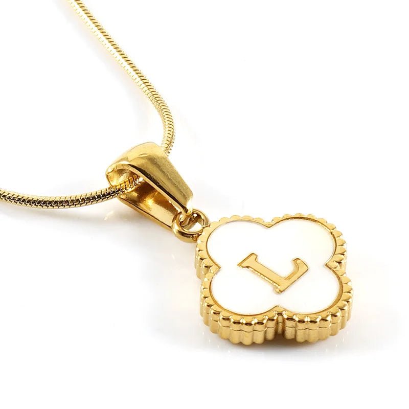 Lucky Clover Stainless Steel Pendant Necklace - Wear with style