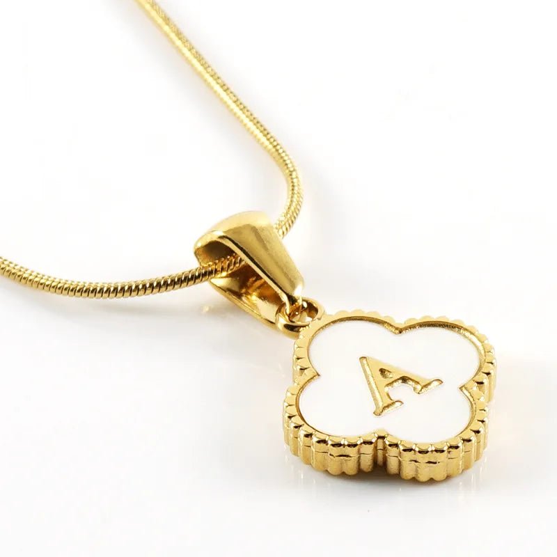 Lucky Clover Stainless Steel Pendant Necklace - Wear with style