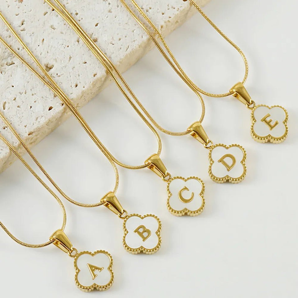 Lucky Clover Stainless Steel Pendant Necklace - Wear with style