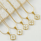 Lucky Clover Stainless Steel Pendant Necklace - Wear with style