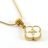 Lucky Clover Stainless Steel Pendant Necklace - Wear with style