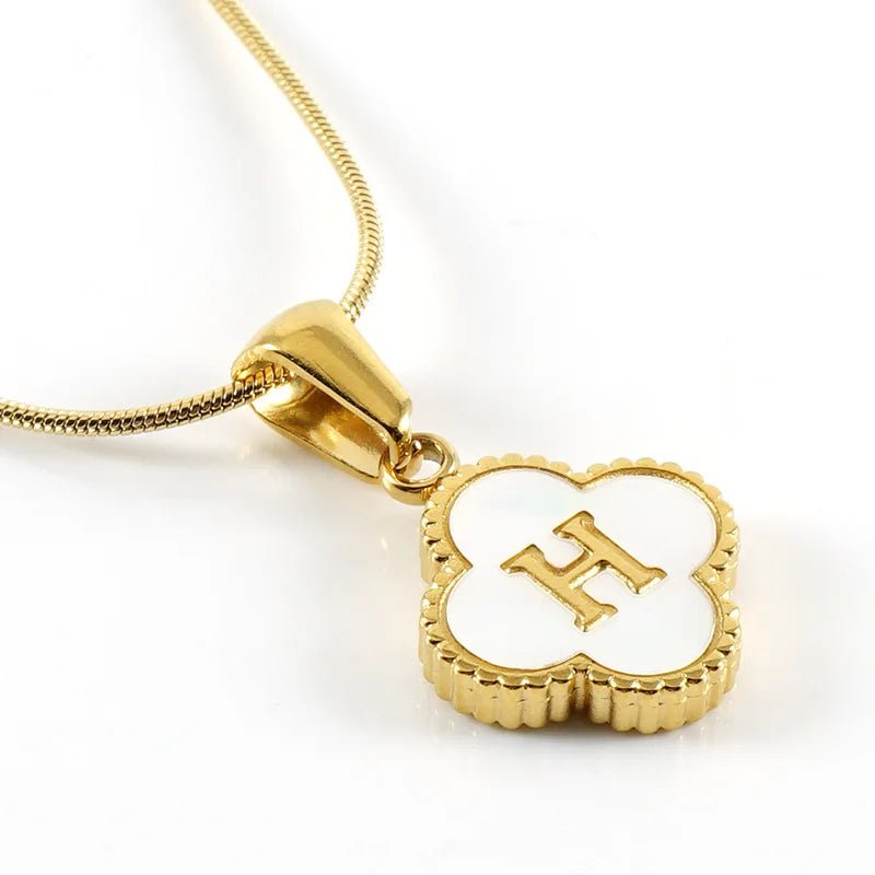 Lucky Clover Stainless Steel Pendant Necklace - Wear with style