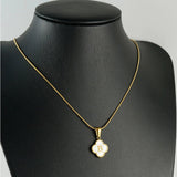 Lucky Clover Stainless Steel Pendant Necklace - Wear with style