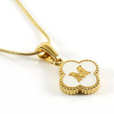 Lucky Clover Stainless Steel Pendant Necklace - Wear with style