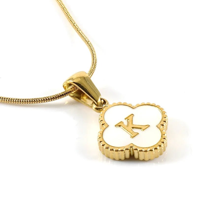 Lucky Clover Stainless Steel Pendant Necklace - Wear with style