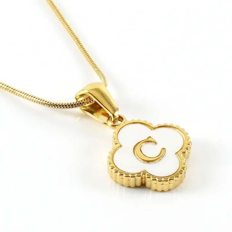 Lucky Clover Stainless Steel Pendant Necklace - Wear with style