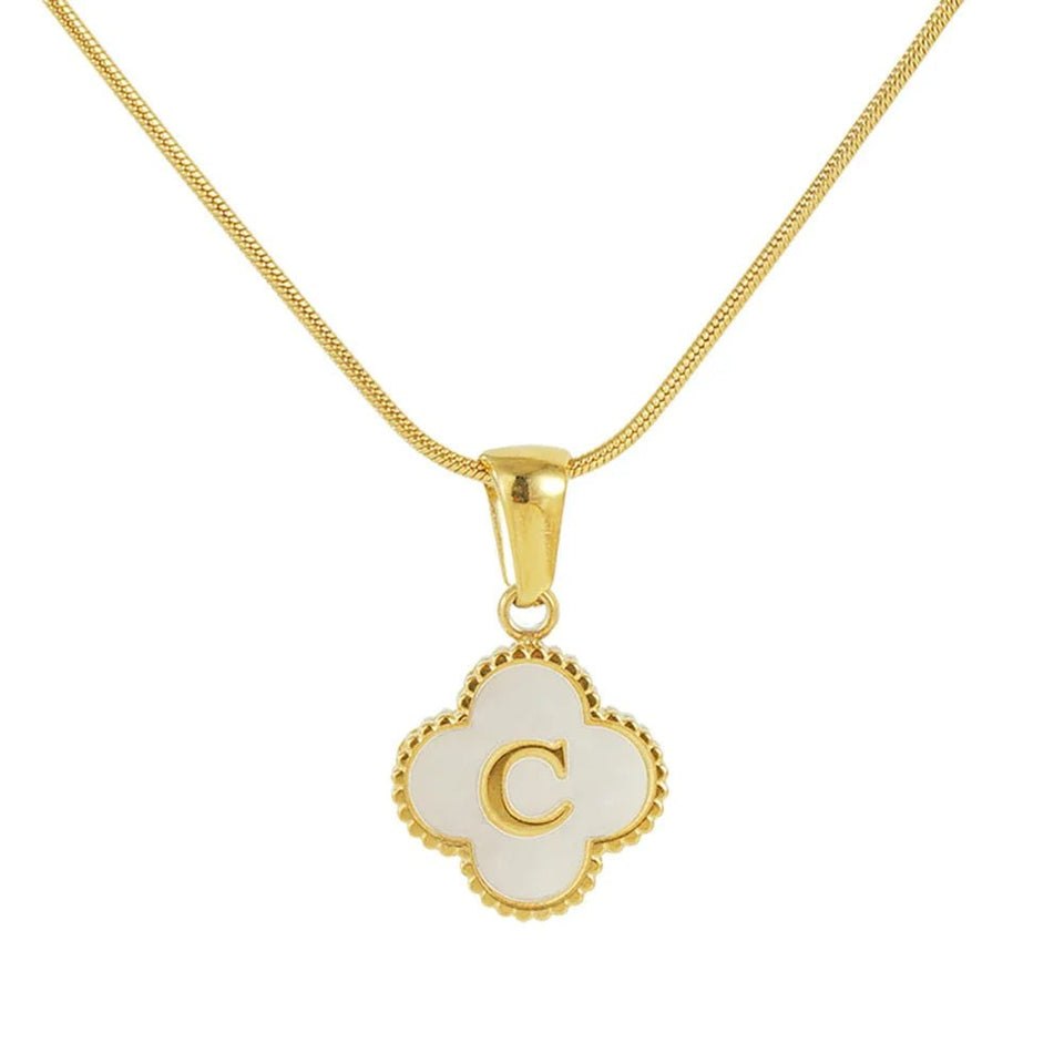 Lucky Clover Stainless Steel Pendant Necklace - Wear with style