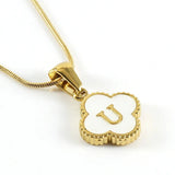 Lucky Clover Stainless Steel Pendant Necklace - Wear with style