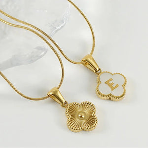 Lucky Clover Stainless Steel Pendant Necklace - Wear with style