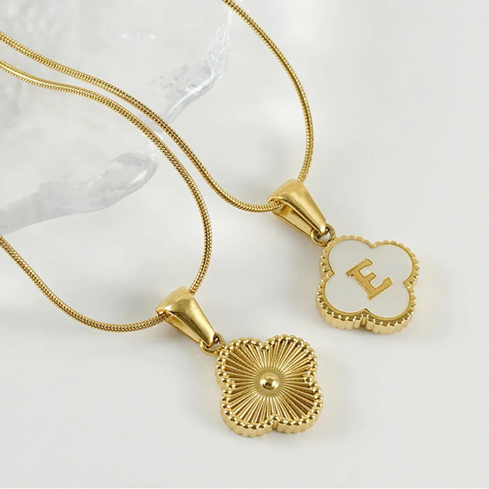 Lucky Clover Stainless Steel Pendant Necklace - Wear with style