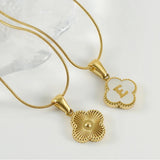Lucky Clover Stainless Steel Pendant Necklace - Wear with style