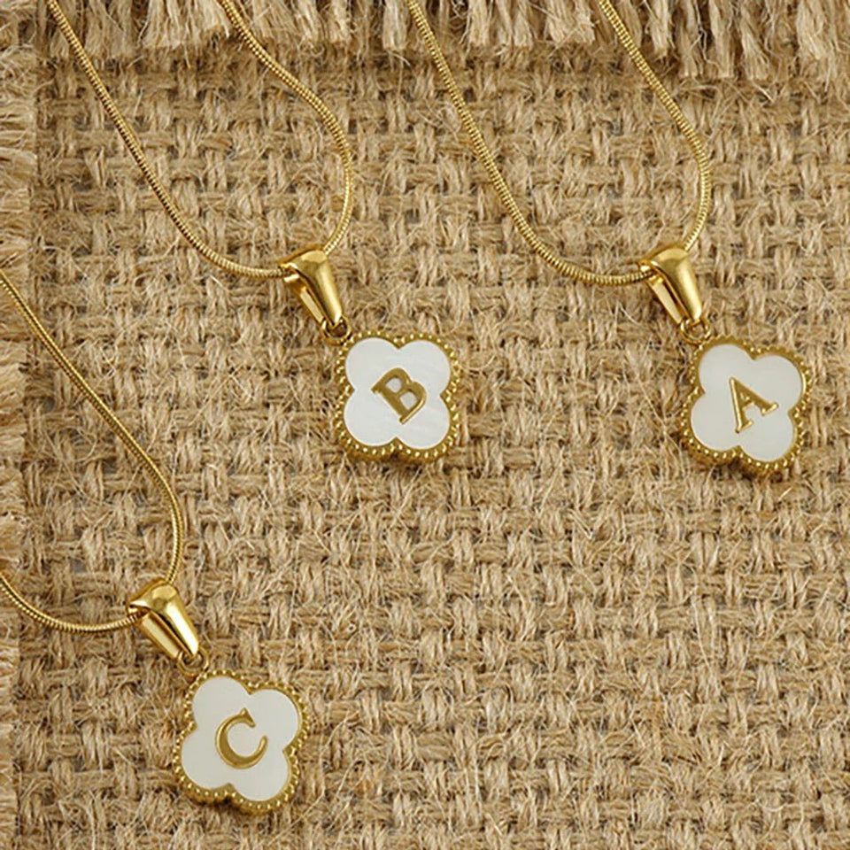 Lucky Clover Stainless Steel Pendant Necklace - Wear with style
