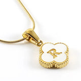 Lucky Clover Stainless Steel Pendant Necklace - Wear with style