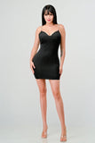 LUX TECHNO EMBELLISHED STRAP BODYCON MINI DRESS - Wear with style