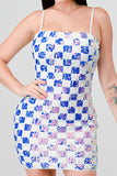 LUXE CHECK PATTERN SEQUINS - Wear with style