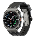 Luxury AP Butterfly Buckle Silicone Band For Galaxy Watch 7 Ultra/8 Ultra - Wear with style