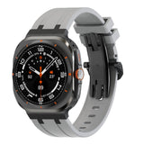 Luxury AP Butterfly Buckle Silicone Band For Galaxy Watch 7 Ultra/8 Ultra - Wear with style