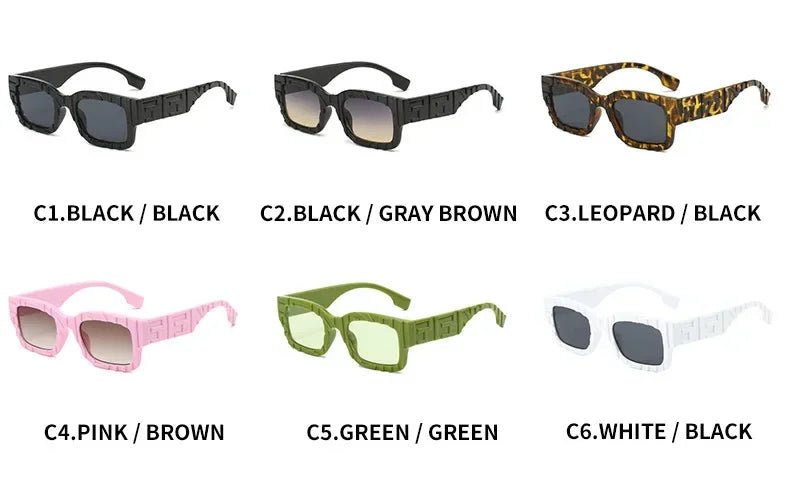 Luxury Brand Designer Square Sunglasses - Wear with style