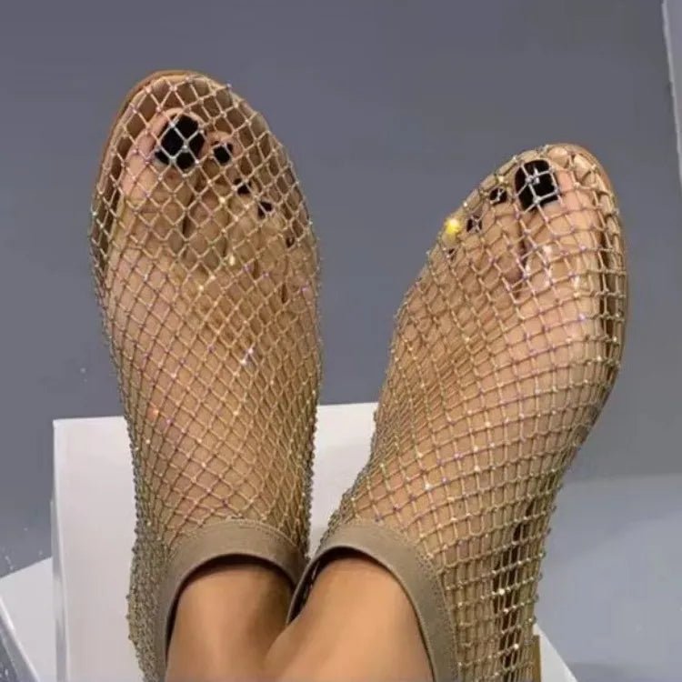 Luxury Round Toe Flat Bottom Sandals - Wear with style