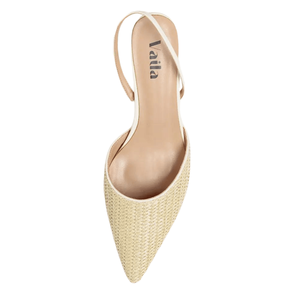 Lynn Slingback Pumps Beige - Wear with style