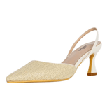 Lynn Slingback Pumps Beige - Wear with style