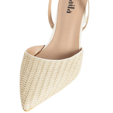 Lynn Slingback Pumps Beige - Wear with style