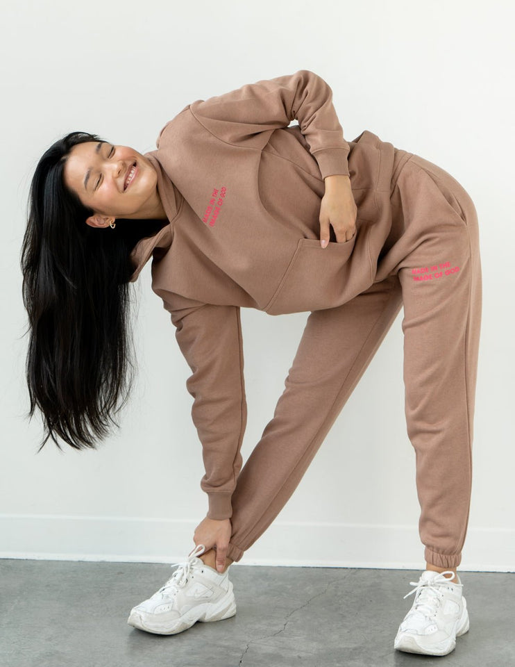 Made in the Image of God Brown Unisex Sweatpant - Wear with style
