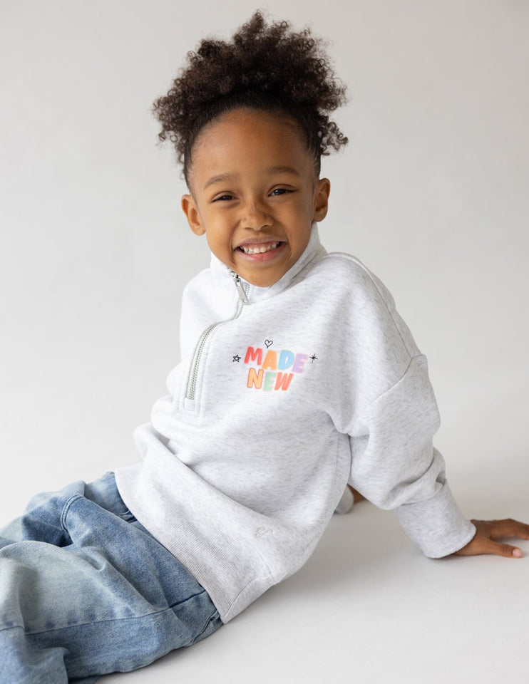 Made New Kids Half - Zip - Wear with style