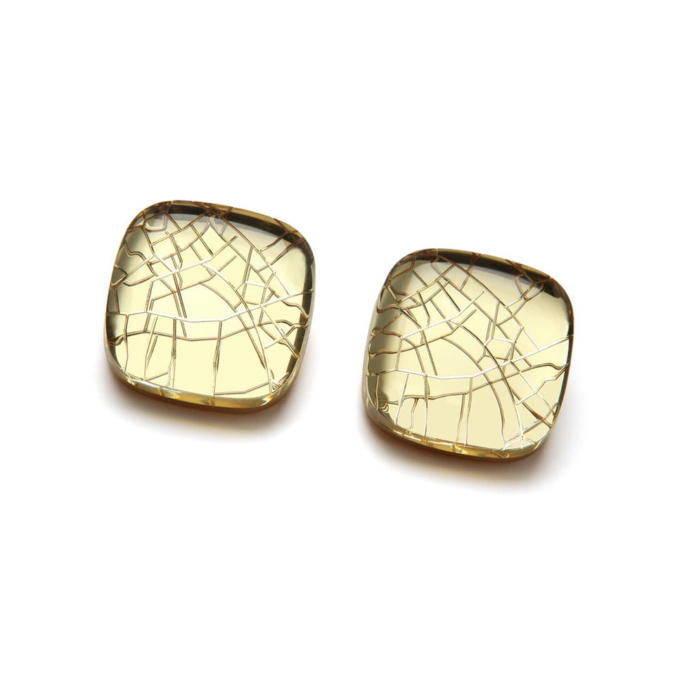 Madeline Clip Earring Citron - Wear with style
