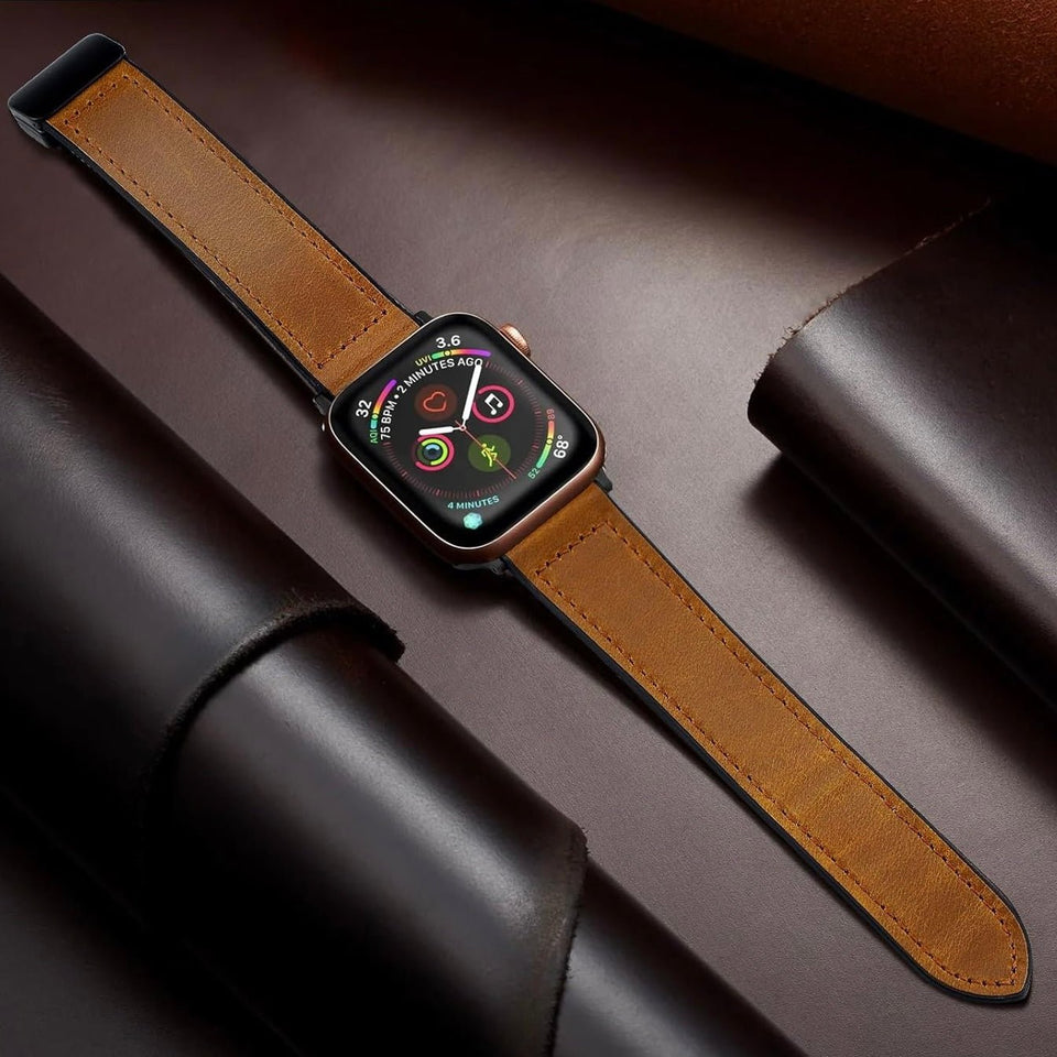 Magnetic Buckle Leather Band for Apple Watch - Wear with style