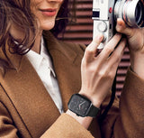 Magnetic Buckle Leather Band for Apple Watch - Wear with style