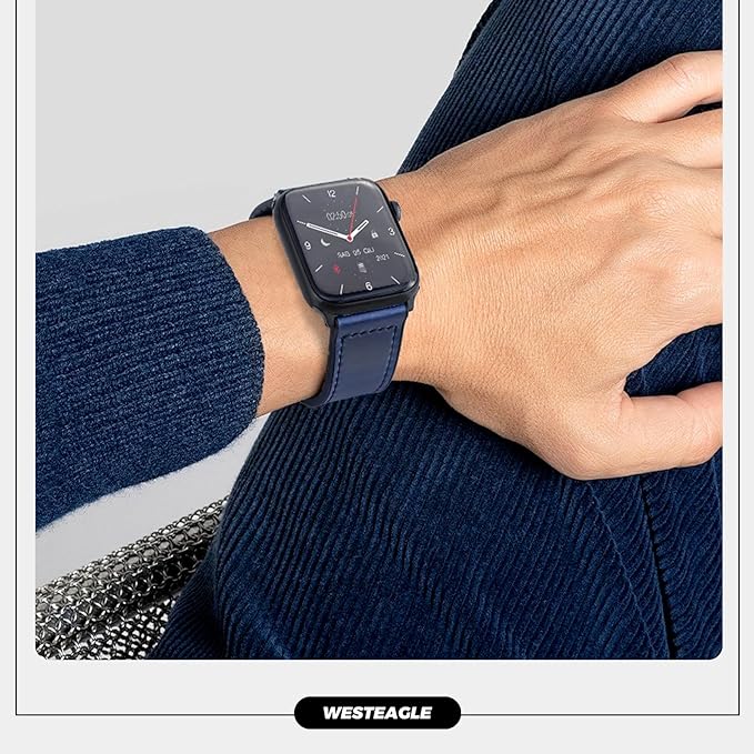 Magnetic Buckle Leather Band for Apple Watch - Wear with style