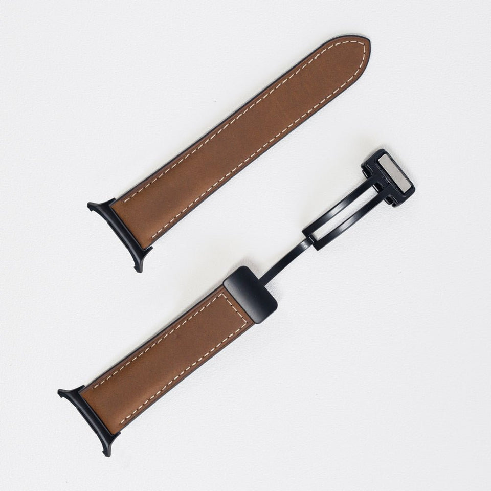 Magnetic Leather Band For Galaxy Watch 7 Ultra /8 Ultra - Wear with style