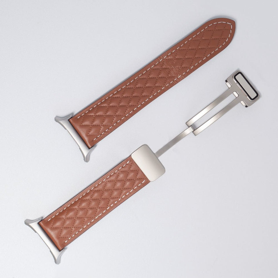 Magnetic Leather Band For Galaxy Watch 7 Ultra /8 Ultra - Wear with style