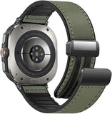 Magnetic Leather Watch Band for Galaxy Watch 7Ultra/8Ultra - Wear with style