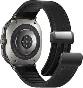 Magnetic Leather Watch Band for Galaxy Watch 7Ultra/8Ultra - Wear with style