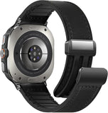 Magnetic Leather Watch Band for Galaxy Watch 7Ultra/8Ultra - Wear with style