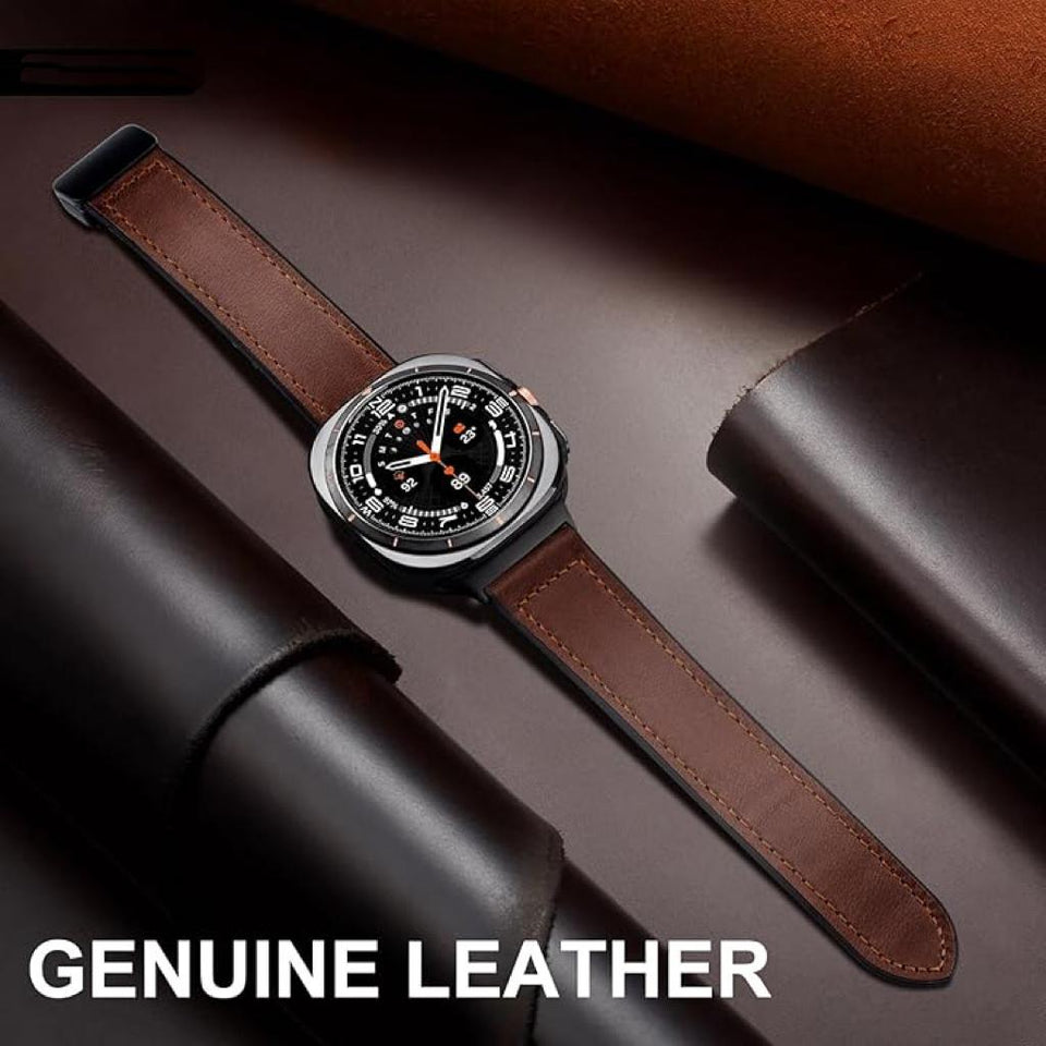 Magnetic Leather Watch Band for Galaxy Watch 7Ultra/8Ultra - Wear with style