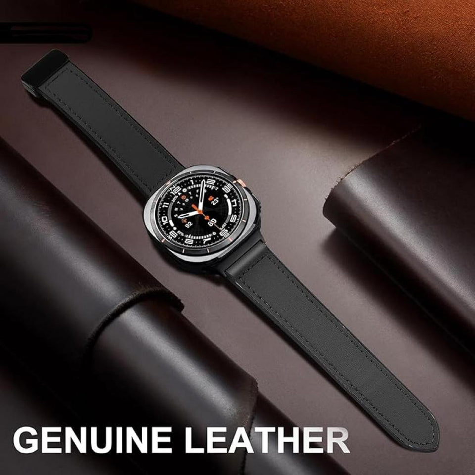 Magnetic Leather Watch Band for Galaxy Watch 7Ultra/8Ultra - Wear with style