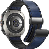 Magnetic Leather Watch Band for Galaxy Watch 7Ultra/8Ultra - Wear with style