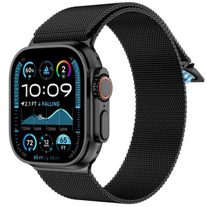 Magnetic Umbrella Buckle Milanese Stainless Steel Strap for Apple Watch - Wear with style