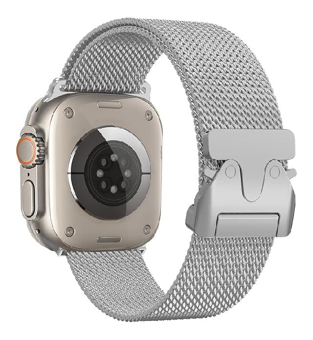 Magnetic Umbrella Buckle Milanese Stainless Steel Strap for Apple Watch - Wear with style