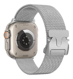 Magnetic Umbrella Buckle Milanese Stainless Steel Strap for Apple Watch - Wear with style