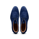 46-592-NVY MARCO Suede Calfskin Chukka Boot, Navy
