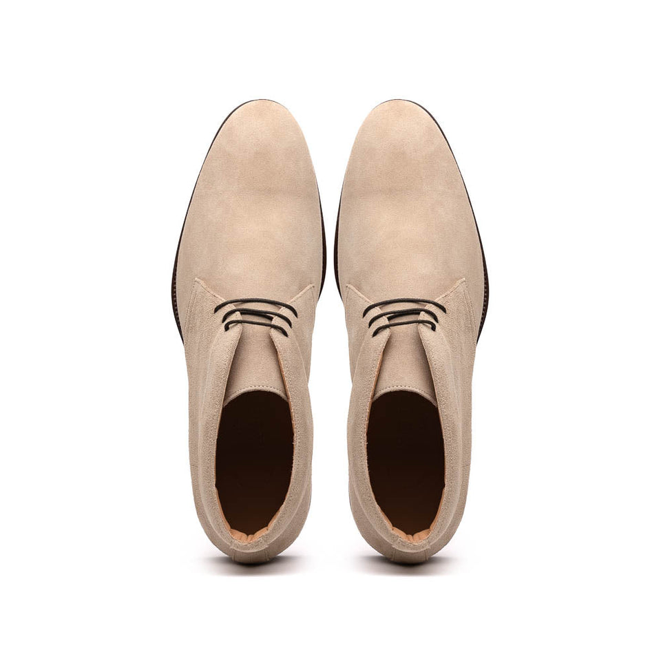 46-592-SND MARCO Suede Calfskin Chukka Boot Sand