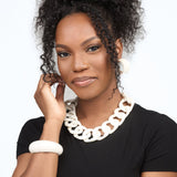 Maria Necklace Latte - Wear with style